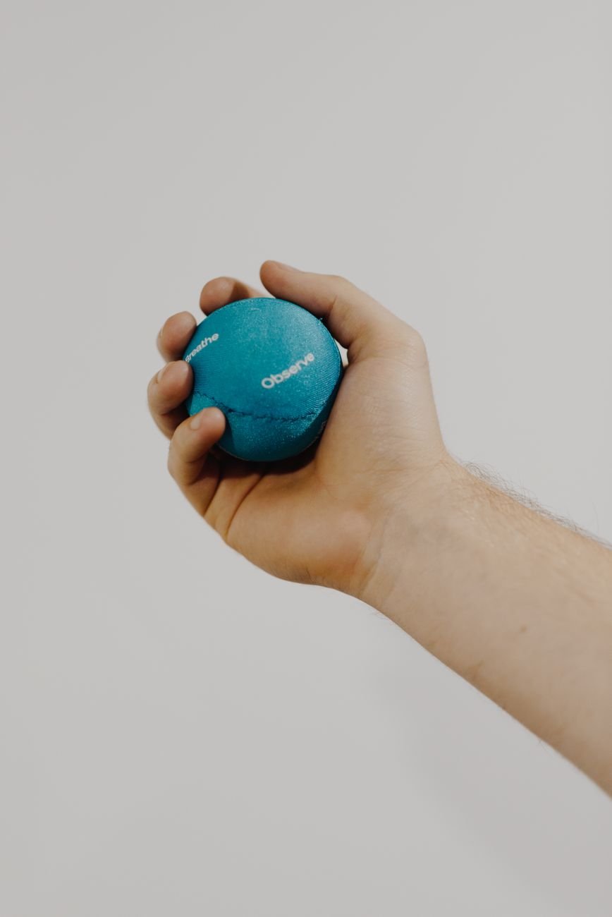 Grip strength rehabilitation exercise used during boxer's fracture recovery