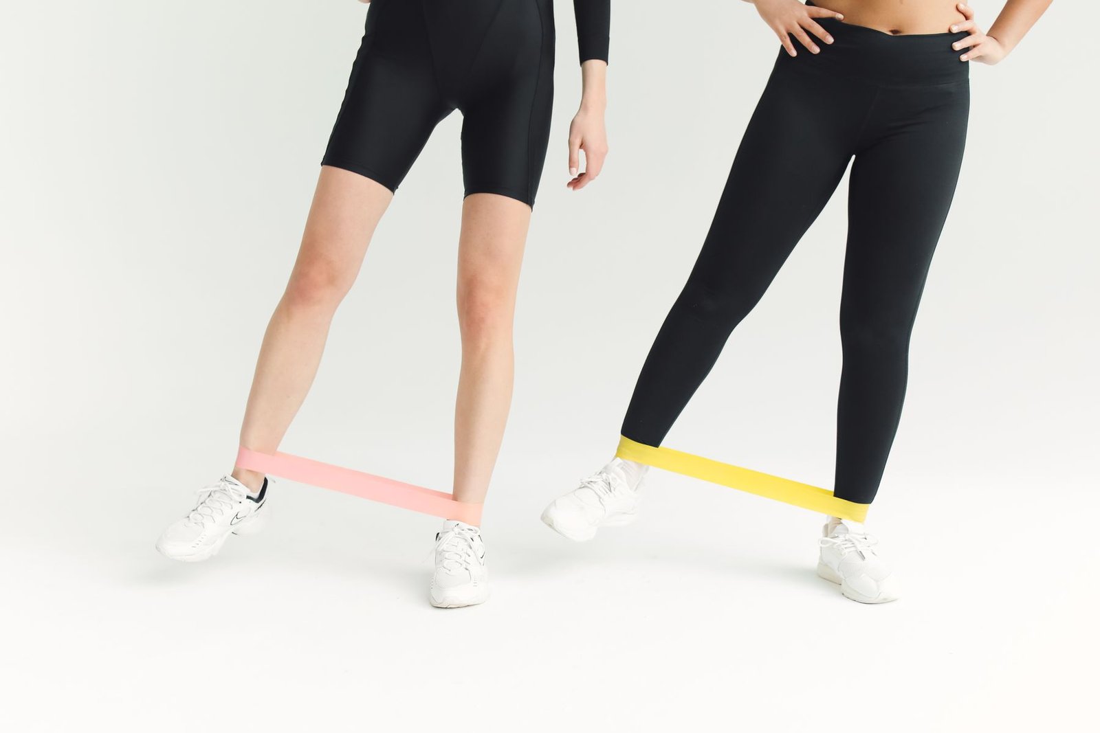 Resistance band leg strengthening exercise, part of staged mcl tear treatment rehab